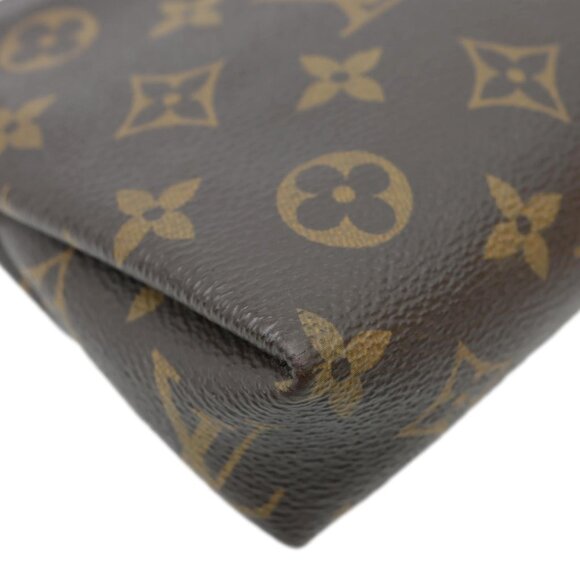 Louis Vuitton  Pallas Monogram Canvas Clutch Crossbody Bag Black - Picture 9 of 13